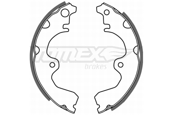 Jeu de mâchoires de frein TOMEX Brakes TX 21-08