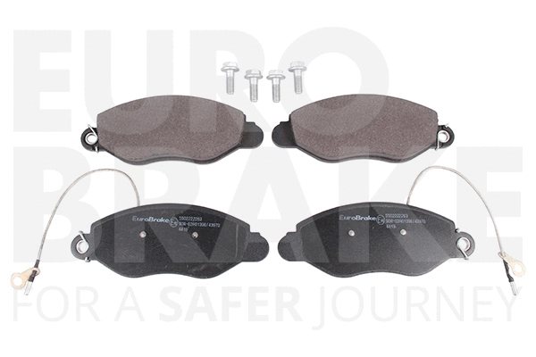 Kit de plaquettes de frein, frein à disque EUROBRAKE 5502222263