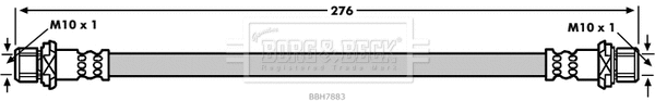 Flexible de frein BORG & BECK BBH7883