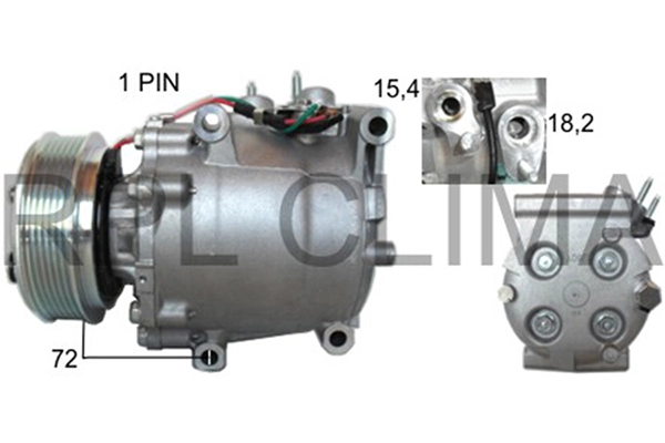 Compresseur, climatisation RPL QUALITY APCOHO5035