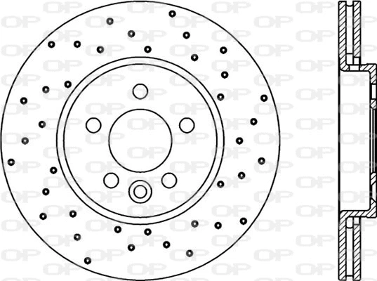 Disque de frein OPEN PARTS BDRS1900.25