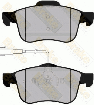 Kit de plaquettes de frein, frein à disque Brake ENGINEERING PA1683