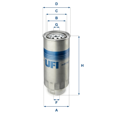 Filtre à carburant UFI 24.017.00