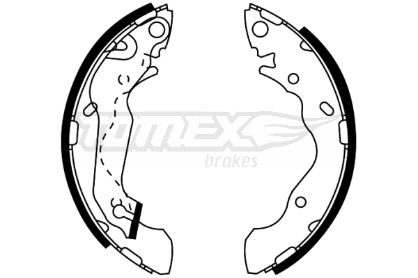 Jeu de mâchoires de frein TOMEX Brakes TX 22-05