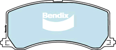 Kit de plaquettes de frein, frein à disque BENDIX-SEA DB1304 GCT