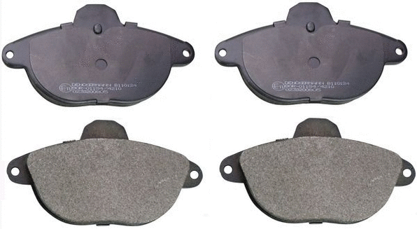 Kit de plaquettes de frein, frein à disque DENCKERMANN B110124
