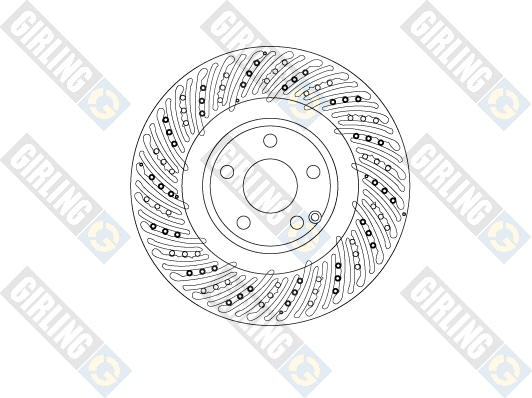 Disque de frein GIRLING 6066745
