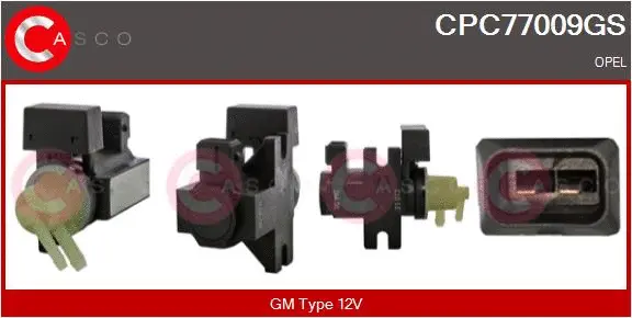 Transmetteur de pression, contrôle des gaz d'échappement CASCO CPC77009GS