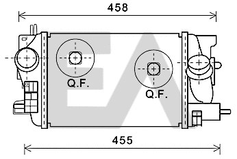 Refroidisseur d'air de suralimentation EACLIMA 36A54039