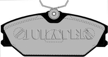 Kit de plaquettes de frein, frein à disque JURATEK JCP1420