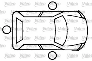 Cylindre de fermeture, serrure de contact d'allumage VALEO 256750