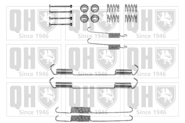 Kit d'accessoires, mâchoire de frein QUINTON HAZELL BFK283