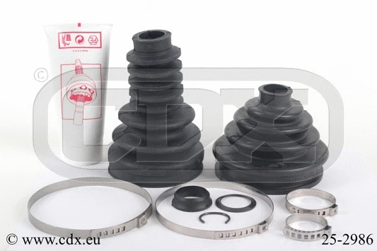 Jeu de joints-soufflets, arbre de commande CDX 25-2986