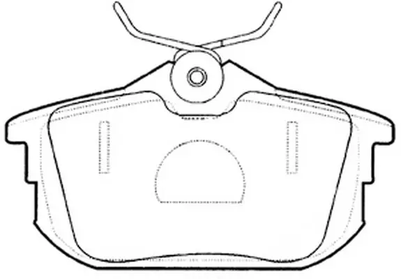 Kit de plaquettes de frein, frein à disque FIT FP0838