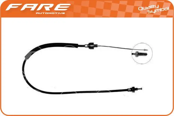 Tirette à câble, commande d'embrayage FARE-RCH 24276