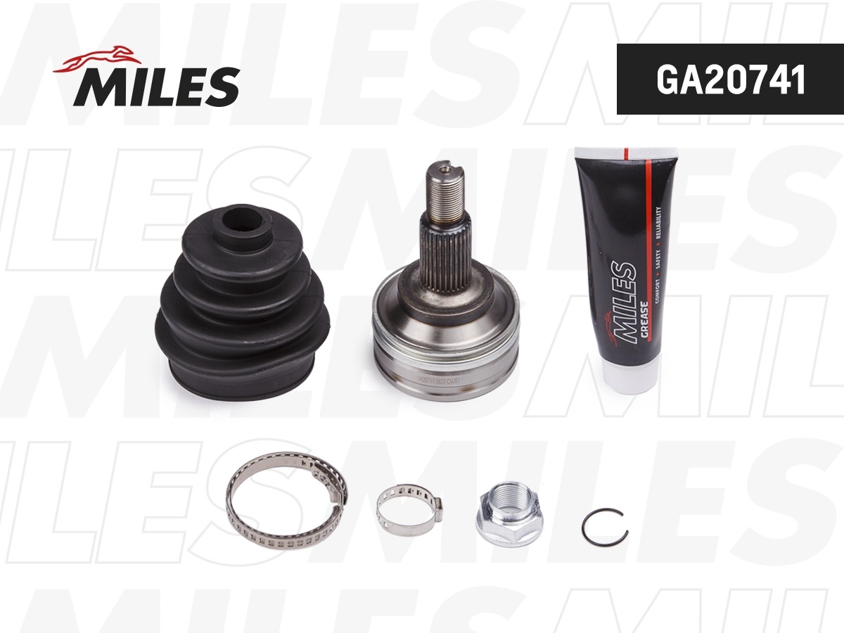 Jeu de joints, arbre de transmission MILES GA20741