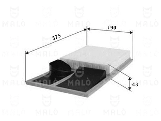 Filtre à air AKRON-MALÒ 1500528