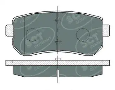 Kit de plaquettes de frein, frein à disque SCT - MANNOL SP 380 PR