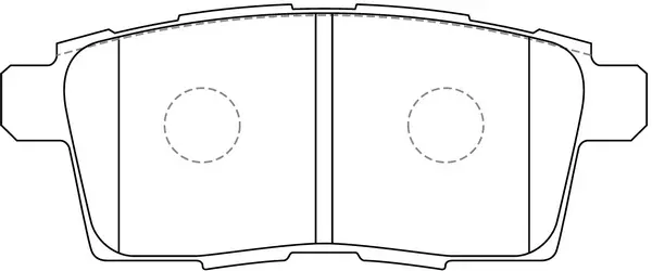 Kit de plaquettes de frein, frein à disque SB BP25814