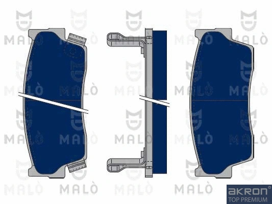 Kit de plaquettes de frein, frein à disque AKRON-MALÒ 1050019