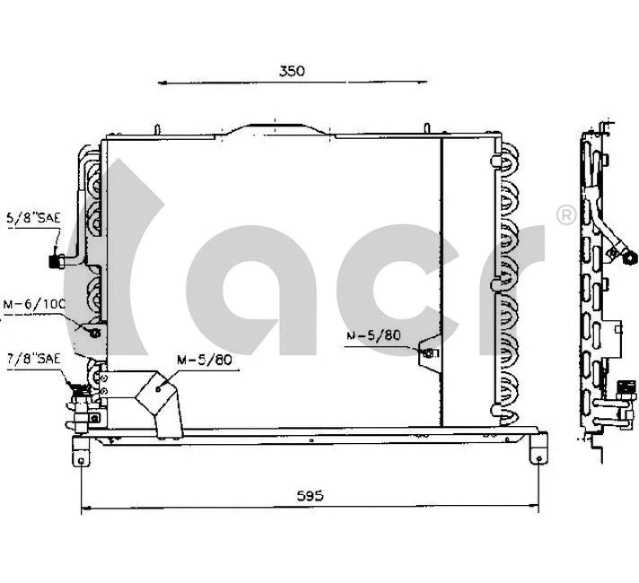 Condenseur, climatisation ACR 300284