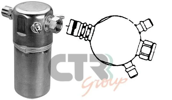 Filtre déshydratant, climatisation CTR 1211253