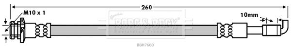 Flexible de frein BORG & BECK BBH7660