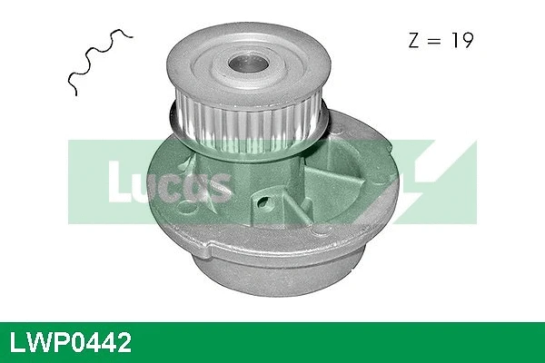 Pompe à eau, refroidissement du moteur LUCAS LWP0442