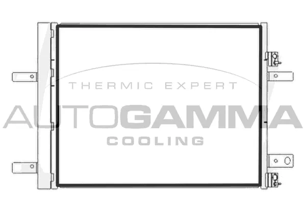 Condenseur, climatisation AUTOGAMMA 107675
