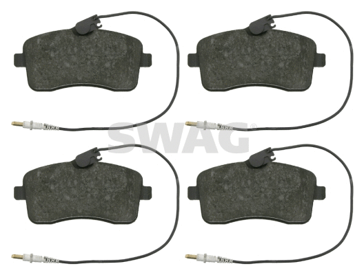 Kit de plaquettes de frein, frein à disque SWAG 62 91 6547
