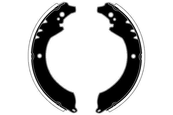 Jeu de mâchoires de frein RAICAM RA25230