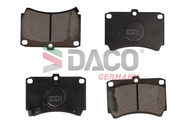 Kit de plaquettes de frein, frein à disque DACO Germany 323211