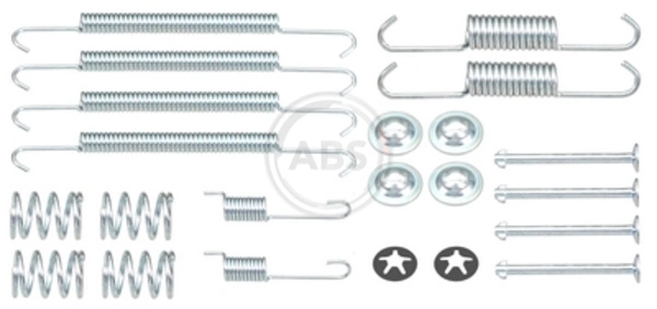 Kit d'accessoires, mâchoire de frein A.B.S. 0037Q