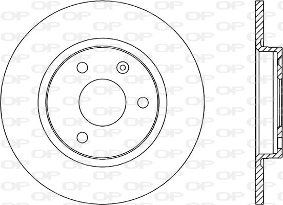 Disque de frein OPEN PARTS BDA1111.10