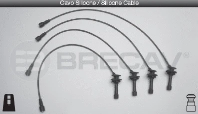 Kit de câbles d'allumage BRECAV 35.516