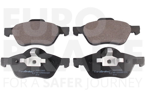 Kit de plaquettes de frein, frein à disque EUROBRAKE 5502223948