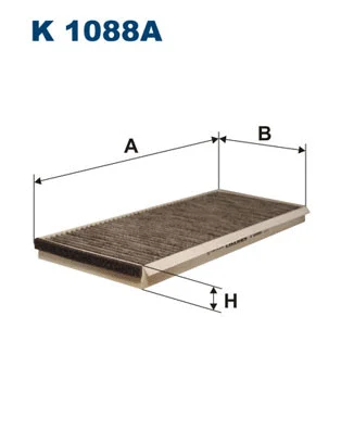 Filtre, air de l'habitacle FILTRON K 1088A