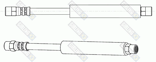 Flexible de frein GIRLING 9001127