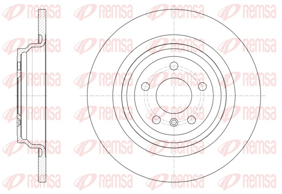 Disque de frein REMSA 61577.00