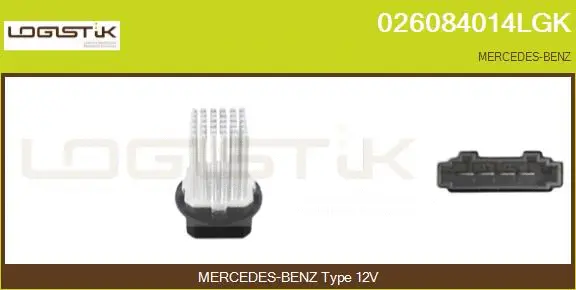 Résistance, pulseur d'air habitacle LGK 026084014LGK