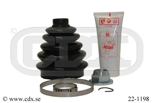 Jeu de joints-soufflets, arbre de commande CDX 22-1198