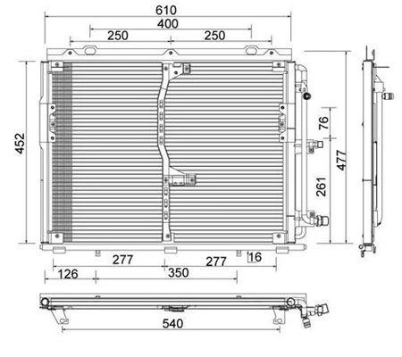 Condenseur, climatisation MAGNETI MARELLI 359003221020