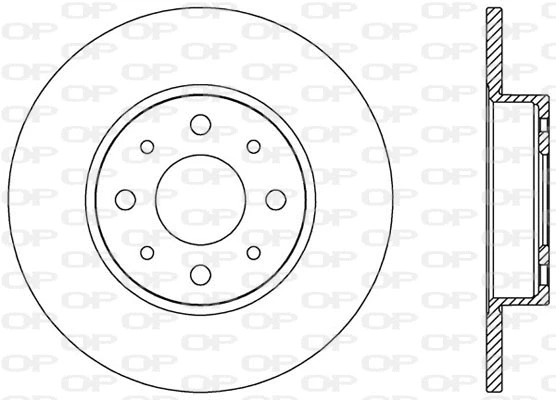 Disque de frein OPEN PARTS BDA2564.10