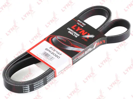 Courroie trapézoïdale à nervures LYNXAUTO 6PK2020