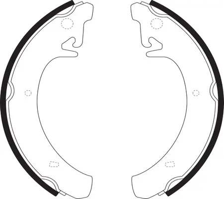 Jeu de mâchoires de frein SB BS40511