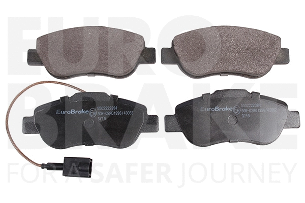 Kit de plaquettes de frein, frein à disque EUROBRAKE 5502222384