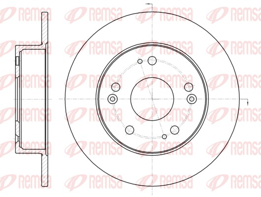 Disque de frein REMSA 61831.00