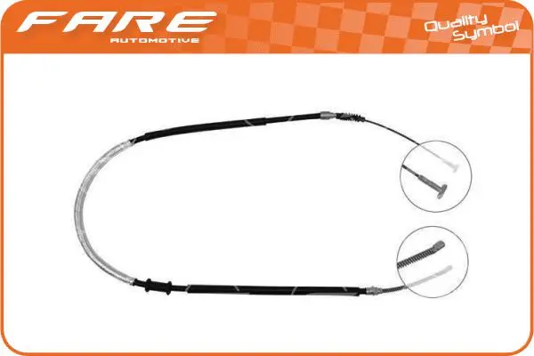 Tirette à câble, frein de stationnement FARE-RCH 18050