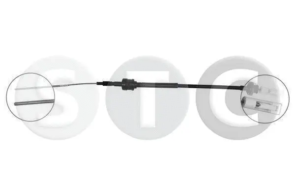 Tirette à câble, commande d'embrayage STC T481102