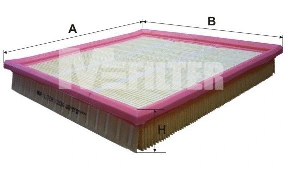 Filtre à air MFILTER K 206